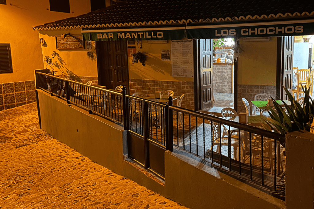 Bar Mantillo a great restaurant in Agulo La Gomera Canary Islands Spain